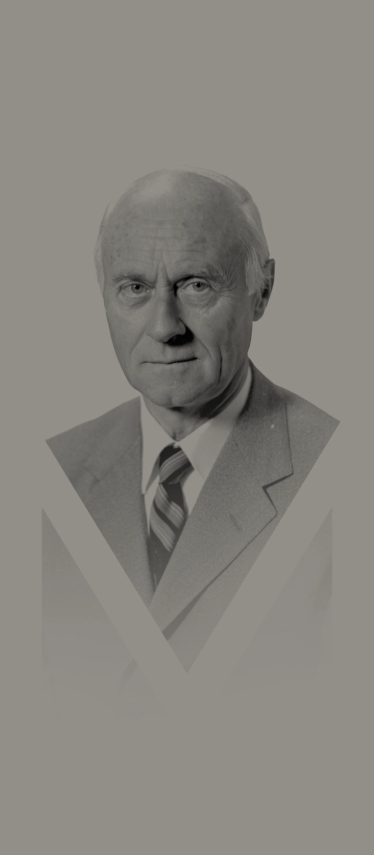 Stylised portrait of Willi Stein