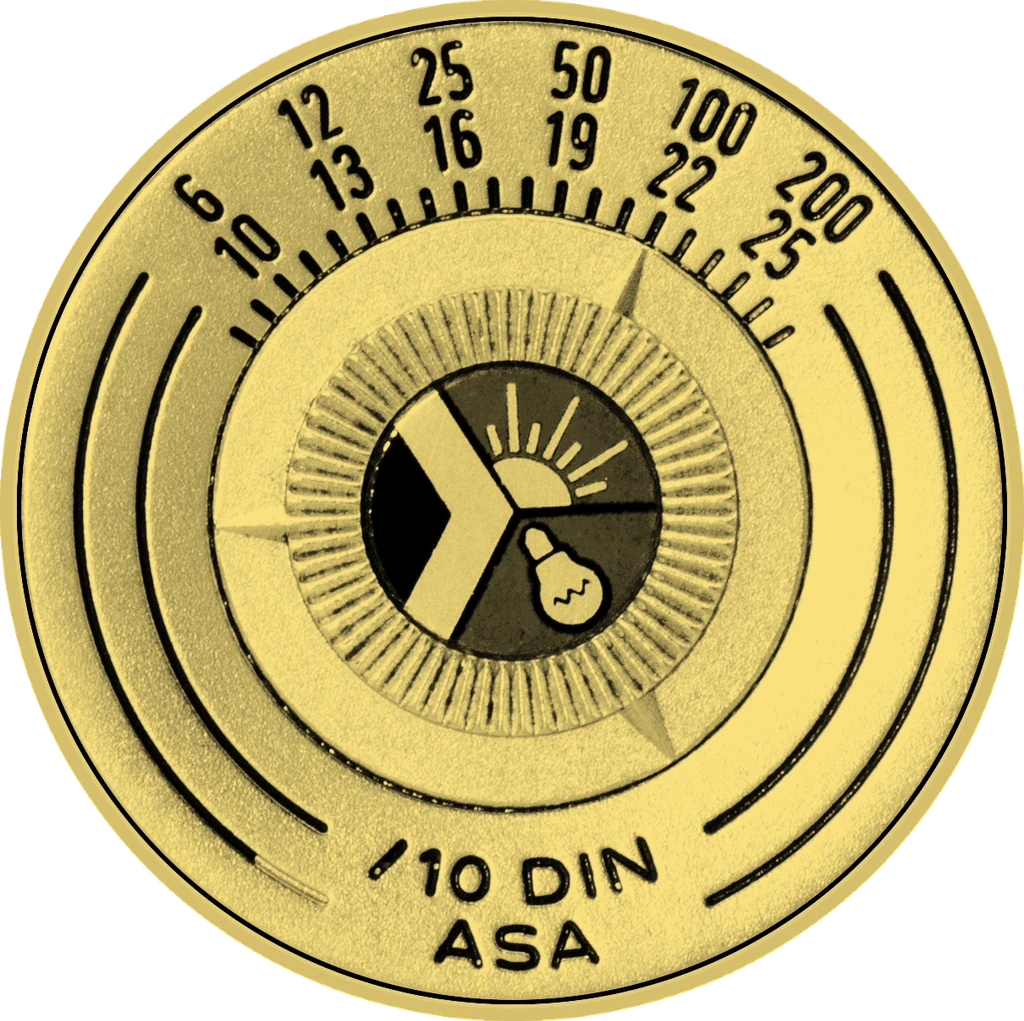 Rueda giratoria ASA estilizada