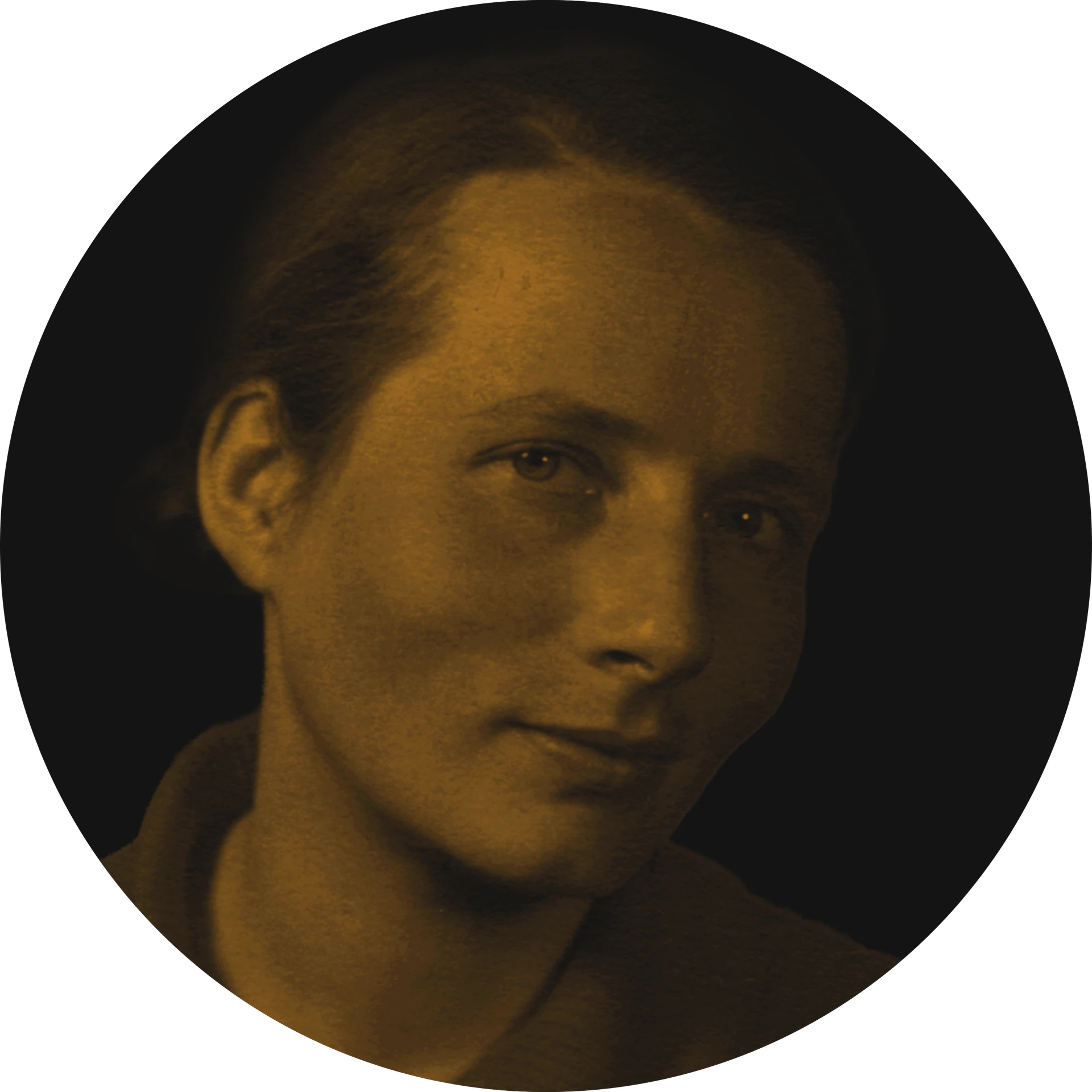 Stylised portrait of Elsie Kühn-Leitz
